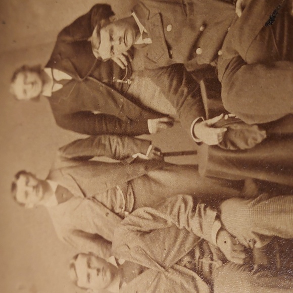 Antique Cabinet Card of Four Distinguished Men Sitting - Picture 7 of 7